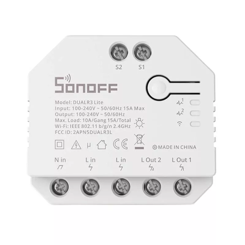 Sonoff Dual R3 Lite nutilüliti