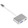 Väline videoadapter SILVERSTONE EP16 USB-C 3.1 koos HDMI ja VGA väljunditega
