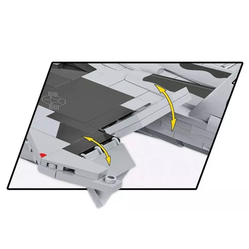 Cobi ehitusklotside Boeing F-15EX Eagle II mudelikomplekt COIB-5900, kogumisväärne mõõtkavas ehituskomplekt