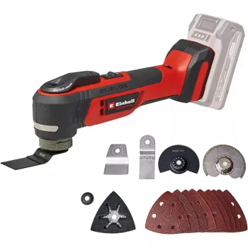 Mitmeotstarbeline tööriist EINHELL TP-MG 18 Li BL Solo — 18V Li‑Ion, lihvimine, lihvimine, saagimine, 1,08 kg, must/punane