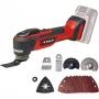 Mitmeotstarbeline tööriist EINHELL TP-MG 18 Li BL Solo — 18V Li‑Ion, lihvimine, lihvimine, saagimine, 1,08 kg, must/punane
