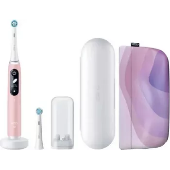 Elektriline hambahari BRAUN Oral‑B iO Series 6 Pink Sand Luxe Edition — laetav, mitu harjamisrežiimi