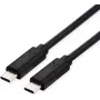 Roline - USB-kaabel - 24 pin USB-C (M) kuni 24 pin USB-C (M) - USB4 Gen3x2 - 48 V - 5 A - 1 m - kuni 40 Gbps andmeedastuskiirus, 240 W toide - Must (11.02.9104)