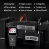 Qoltec 52489 Digitaalne aku analüsaator tester 3-in-1 LCD-ekraani ja mitmekeelse liidesega 6V | 12V | 24V | 30Ah-200Ah