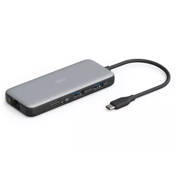 USB-C dokkimisjaam Digitus DA-70915 8-pordiline 100W Power Delivery