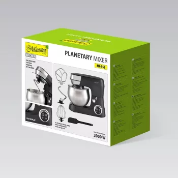 Feel-Maestro MR-558 Planetaarmikser 5 l kausiga, 2000 W Must