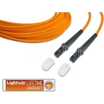 Lightwin kvaliteetne duplekskiudoptiline patch-kaabel, MM OM2, MTRJ - MTRJ LWL patch-kaabel (LDP-50 MTRJ-MTRJ 2.0)