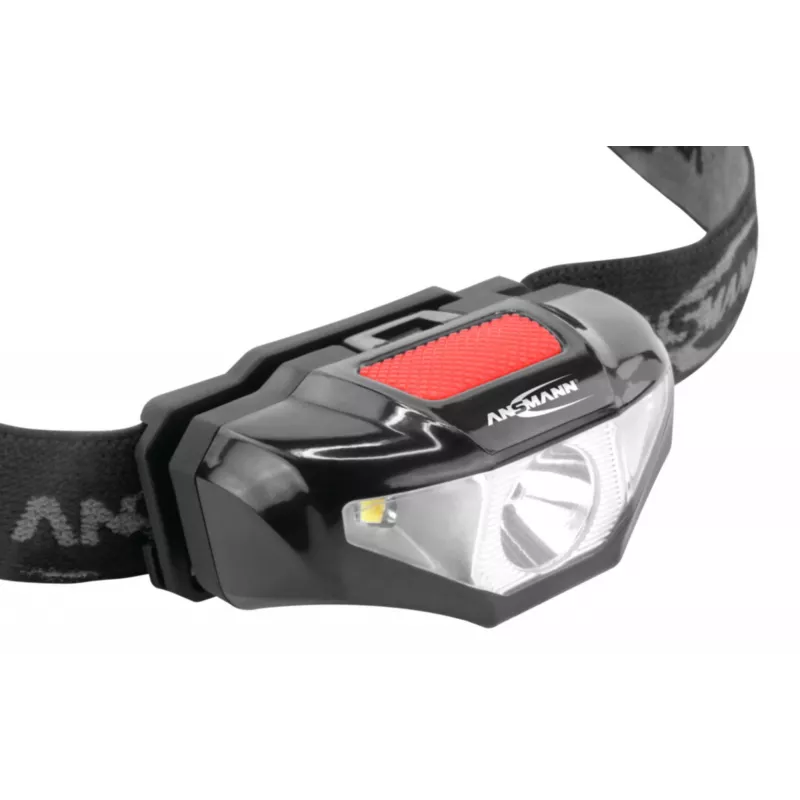 Ansmann HD70B - peapaelaga taskulamp - Must - akrüülnitriilbutadieenstüreen (ABS) - Plast - IP44 - LED - 1 lampi