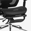 Pöörlev mark adler MA-EXPERT 5.7 tool — ergonoomiline võrk-kontoritool, reguleeritava kõrguse, peatugi, käetoed, jalatoega, must