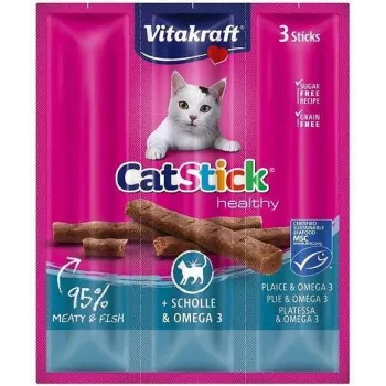 Kassimaiused Vitakraft CatStick 31218 veise-, sea- ja linnulihaga 18 g kotike, 3 tk, teraviljavaba, suhkruvaba