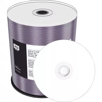 MediaRange Inkjet Fullsurface-Printable - 100 x DVD+R 16x - salvestusmeedium (MR414)