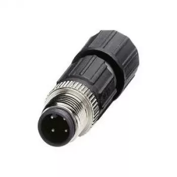 Phoenix Contact 1641691 juhtmepistik M12 Must - Roostevaba teras (1641691)