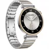 Huawei WATCH GT 4. Ekraani diagonaal: 3,35 cm (1.32), ekraanitehnoloogia: AMOLED, ekraani eraldusvõime: 466 x 466 pikslit. Välkmälu: 32 GB. WLAN. GPS. Aku/akukestvus