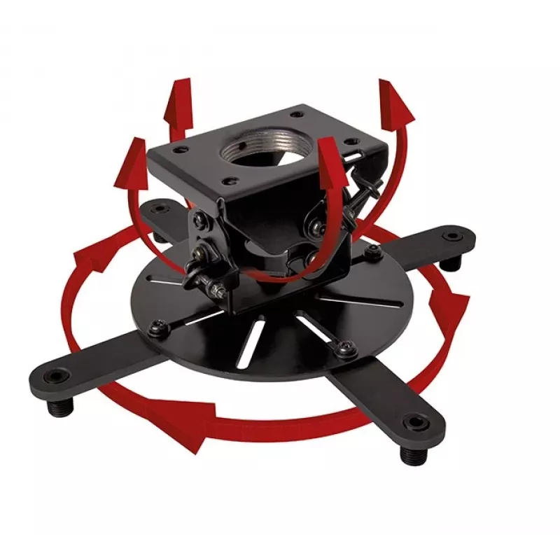 Lae projektorikinnitus B-TECH BT899-XL — laekinnitus, 25 kg kandevõime, must