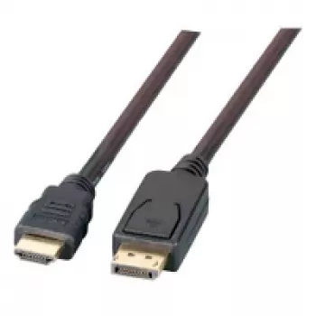 EFB-Elektronik DisplayPort/HDMI kaabel Full HD, A-A St-St, 3m, must Tootja: EFB Elektronik (K5561SW.3V2)