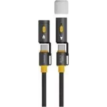 4smarts 3in1 USB-C kaablikomplekt Explorer USB C - 1,5 m - digitaalne/andmed (541240)