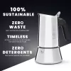 Moka pot BIALETTI Venus box 0,1 L roostevaba teras, 2 tassi, polüpropüleenist käepide