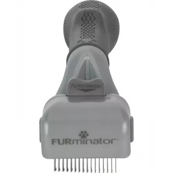 Deshedder FURminator Adjustable — kassidele ja koertele, roostevabast terasest tera, ergonoomiline libisemiskindel käepide, 185 g, kõik karvkatte tüübid