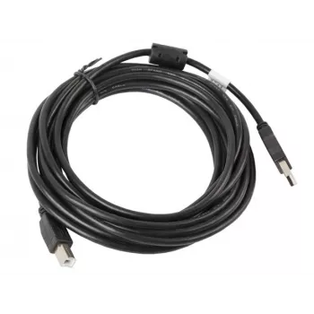 Lanberg CA-USBA-11CC-0050-BK USB-kaabel 5 m 2.0 USB B must (CA-USBA-11CC-0050-BK)