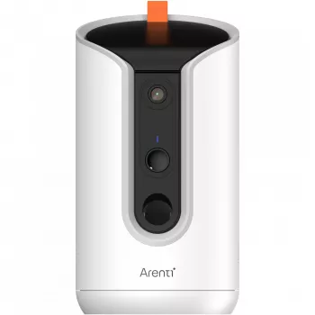 Arenti PETCAM1T siseruumide WiFi lemmikloomakaamera ja toiduautomaat IP turvakaamera lauale