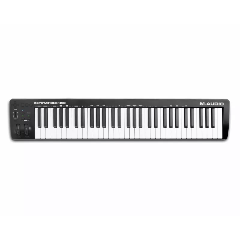 M-AUDIO Keystation 61 MK3 MIDI-klaviatuur 61 klahviga USB Must, Valge