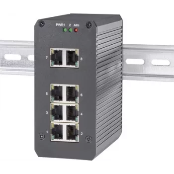 Renkforce tööstuslik jaotur haldamata GSHS800 Etherneti portide arv 8 LAN edastuskiirus 1 Gbit/s (RF-3336016)