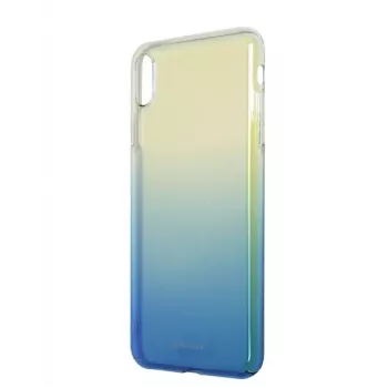 Telefonikott Tellur Soft Jade iPhone XS Max jaoks — sinine, pehme kaitseümbris