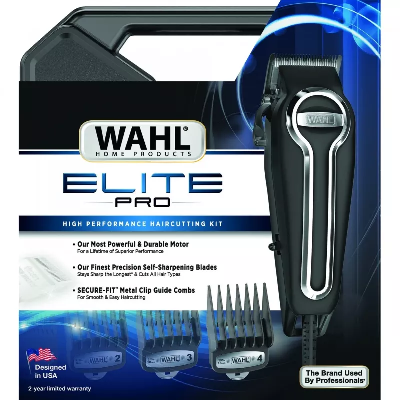 Juukselõikur Wahl Elite Pro Must 11 1mm kuni 2,5cm AC 230V