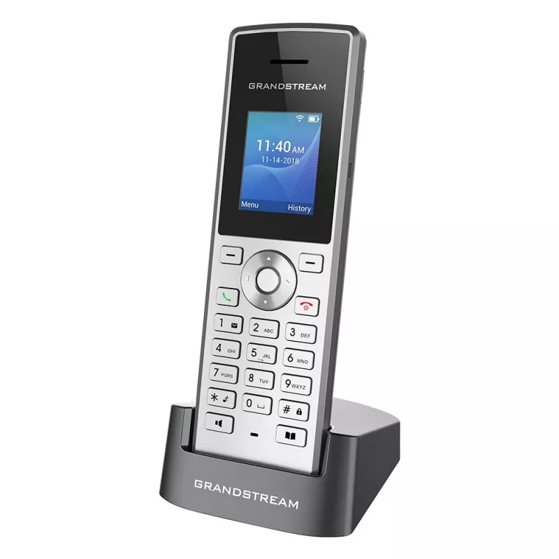 Grandstream Networks WP810 IP-telefon must. Metallic 2 liini TFT Wi-Fi