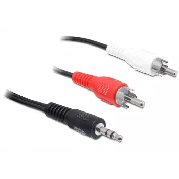 Audio kaabel 3.5mm/2 x RCA DeLOCK 84212
