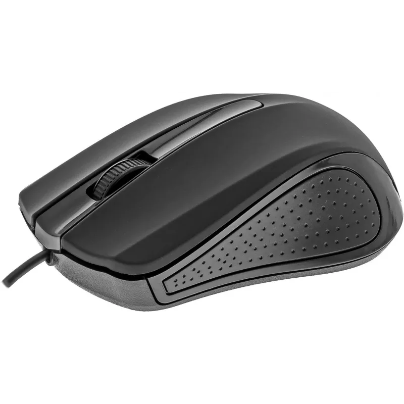 USB-juhtmega hiir, 3 nuppu, kummeeritud pind, 1000DPI