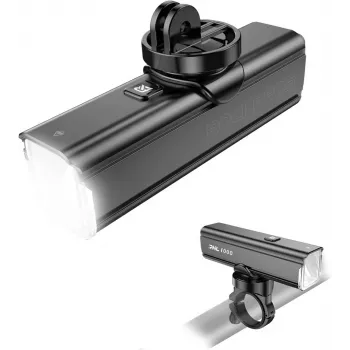 Rockbros RHL1000 24610002001 1000 lm esiratastul + USB-C kuni USB-A kaabel, must
