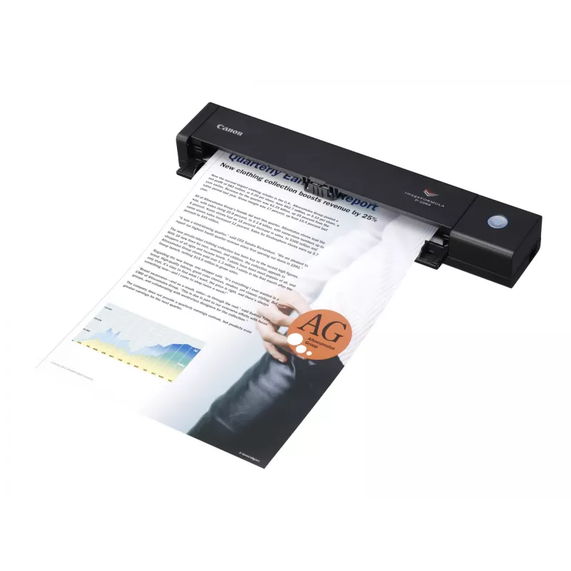 Canon imageFORMULA P-208II kaasaskantav kahepoolne dokumendiskanner, 216 x 356 mm, 600 x 600 DPI, 24 bit, 8 ppm, 6 ppm, 16 ipm