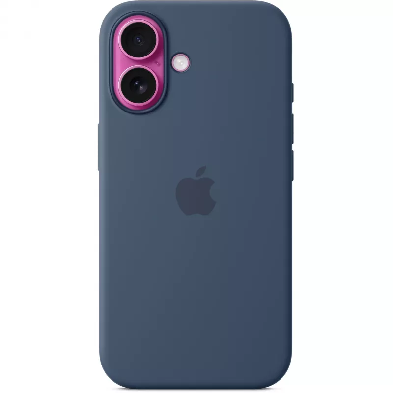Silikoonümbris Apple iPhone 16 MagSafe Denim Cover sinine 6,1 tolli