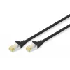 Võrgukaabel Digitus CAT 6A S/FTP RJ-45 7 m must