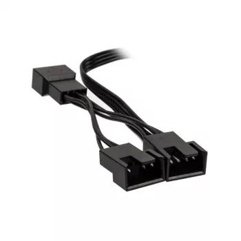 Ventilaatori PWM jaoturkaabel Kolink 1-3, 4-kontaktiline PWM, 0,35 m