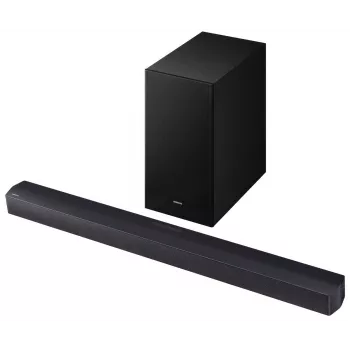 Samsung HW-B450F/EN 2.1‑kanaliga Bluetooth heliriba juhtmevaba bassikõlariga, 300 W RMS, Dolby Audio, ARC