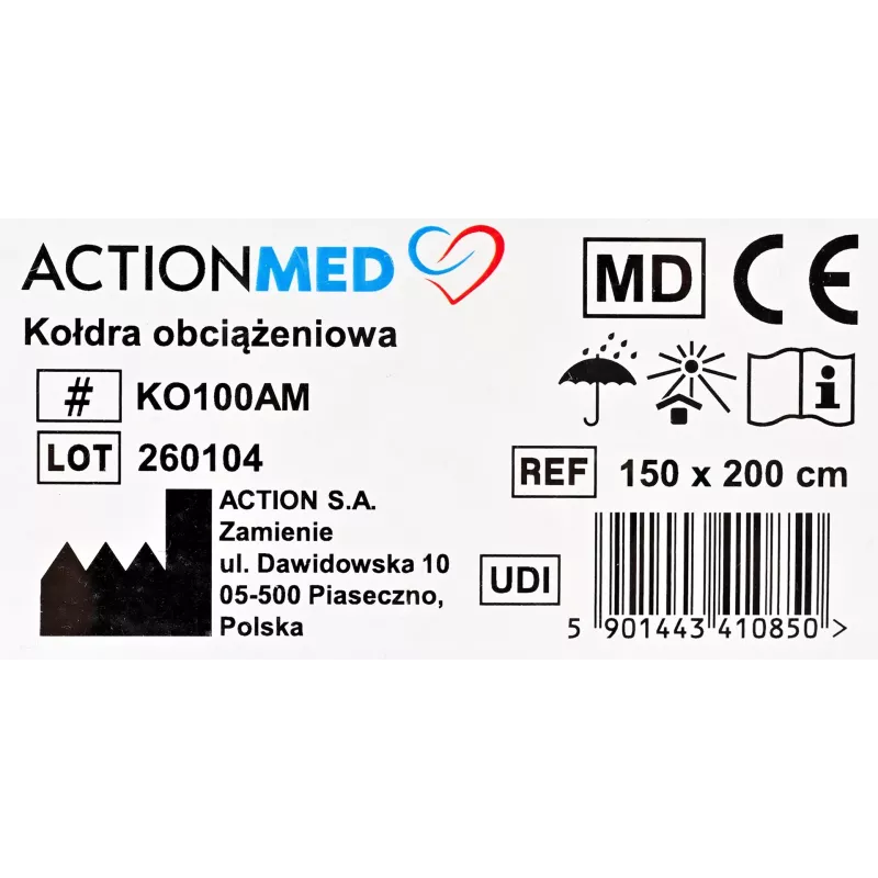 Raskustekk ActionMed KO100AM — terapeutiline uneabi, survetekk
