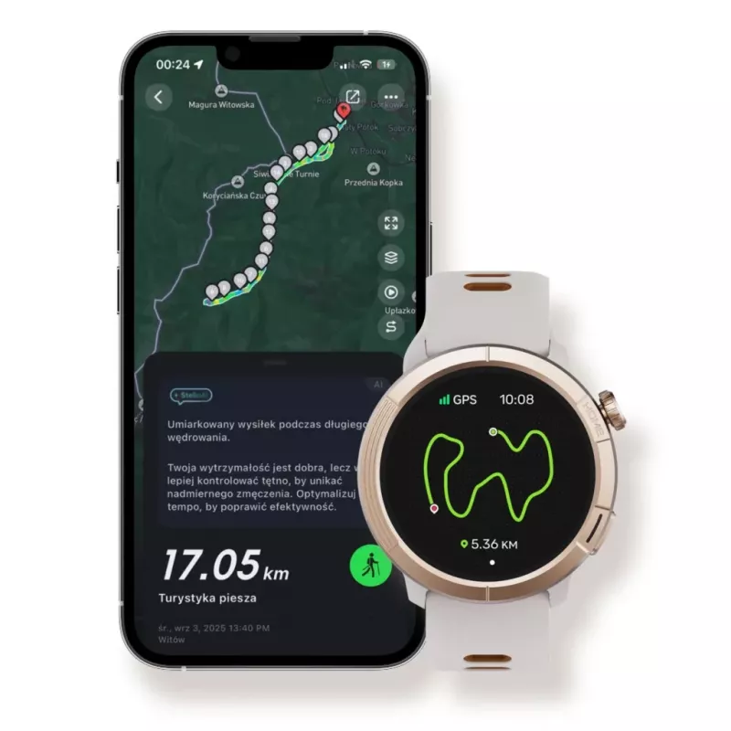 Nutikell Stelio STSWA102GT Activ Pro GPS 46mm Kuldne Titaan — GPS, 46 mm korpus, titaanviimistlus