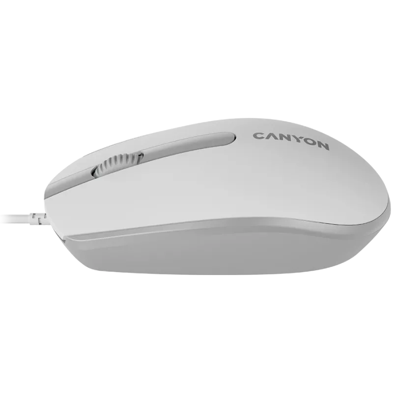 CANYON hiir M-10 juhtmega valge hall