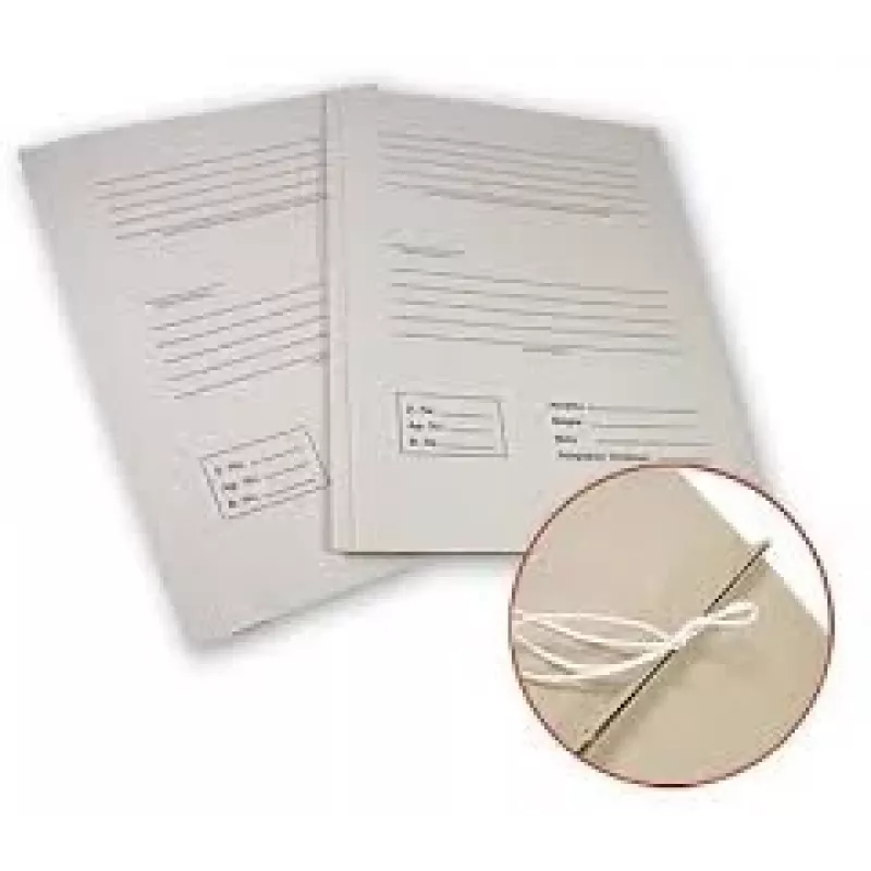 Kaust SMLT, arhiiv, A4 4cm, 300 g, 2 paelaga, trükiga, valge, papp, ökoloogiline