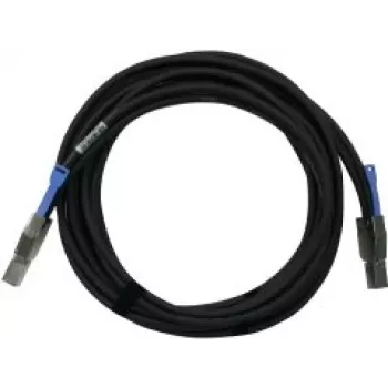 QNAP CAB-SAS30M-8644 Serial Attached SCSI (SAS) kaabel 3 m Must, Metalliline