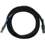 QNAP CAB-SAS30M-8644 Serial Attached SCSI (SAS) kaabel 3 m Must, Metalliline