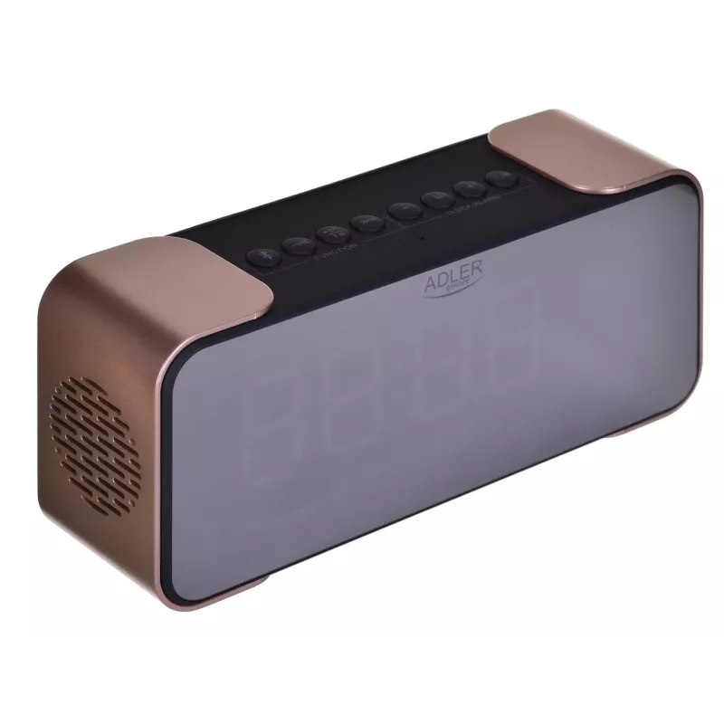 Digitaalne äratuskell Adler AD 1190CR — LED-ekraan, FM-raadio, Bluetooth, SD-mängija, 2600 mAh aku