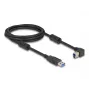 DeLOCK USB-kaabel tüüp-A-pistik tüüp-B isasele 90° vasakule nurga all 2 m
