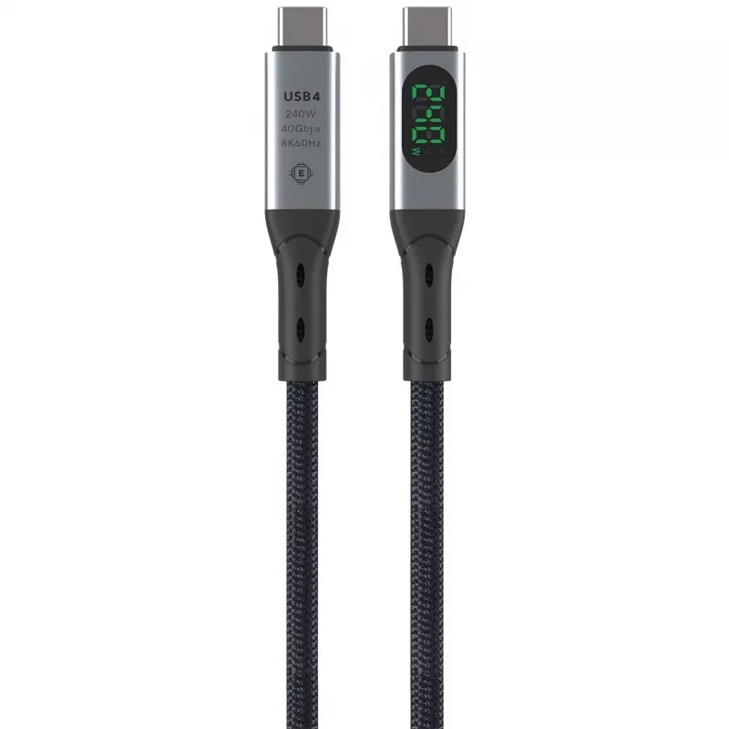 USB-kaabel 4smarts 541438 USB4 Gen 2x2 1,5 m USB-C Must Hall