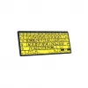 Logickeyboard LKB-LPBY-BTON-DE klaviatuur Bluetooth QWERTZ saksa must - kollane (LKB-LPBY-BTON-DE)