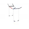 Pesukuivatusrest Leifheit Pegasus 180 Maxx Winged — põrandal seisev kuivatusrest, 18 m kuivatusruumi, reguleeritav kõrgus 1080–1280 mm, 550×1100×1280 mm, sinine/valge