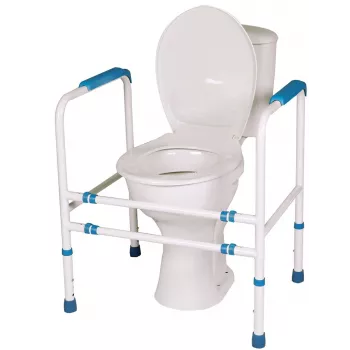 Toilet standing support frame with four handrails 570806