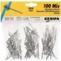 Blindneedikomplekt GESIPA 100 tk mudel 1433667 (erinevad suurused, alumiinium/teras)
